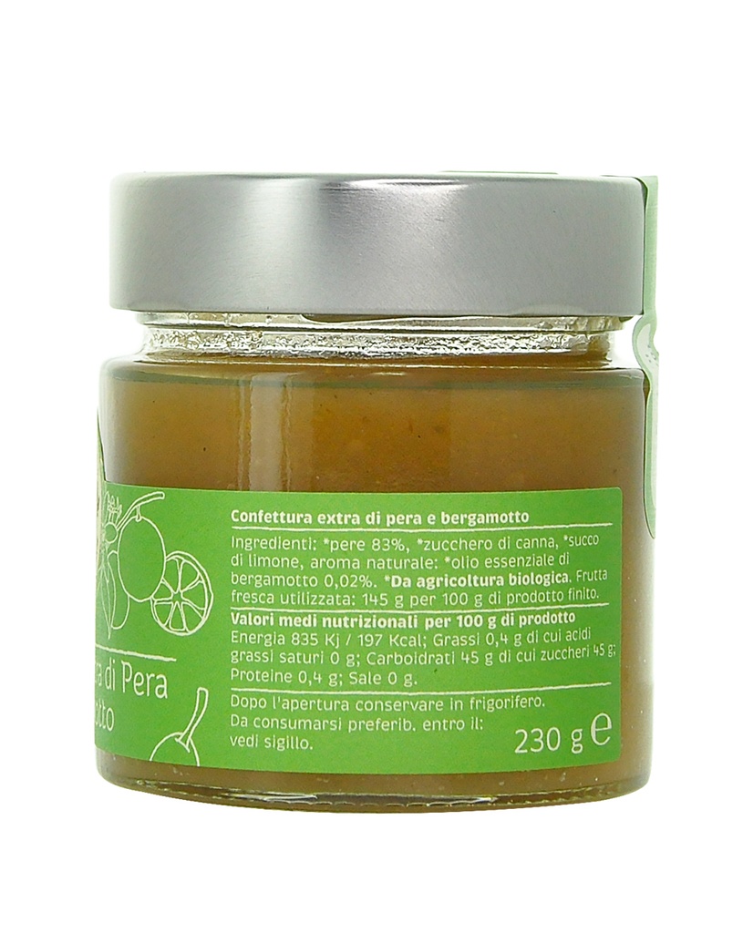 Confiture Poire & Bergamote
